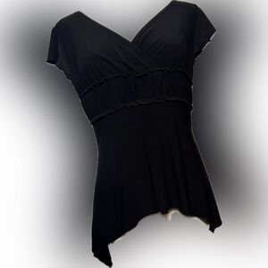 Elegant Black Women's Top